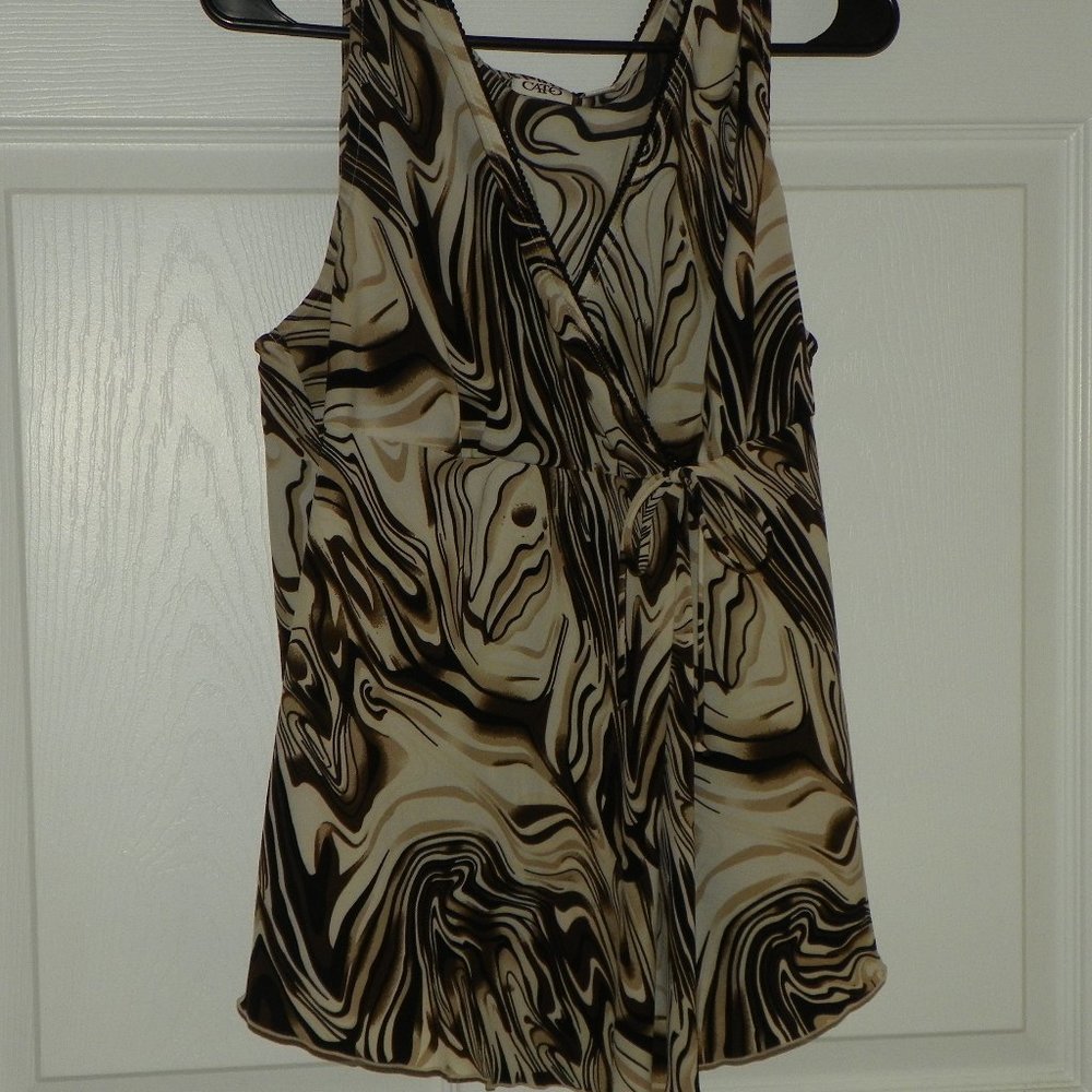 Cato Mock Wrap Top